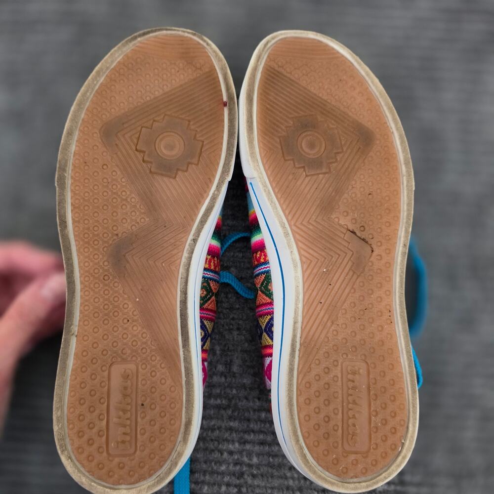 Inkkas Bluebird Peruvian Low-Top Multicolor Lace-Up  Sneakers Women's 8/Men's 6 - Picture 9 of 10